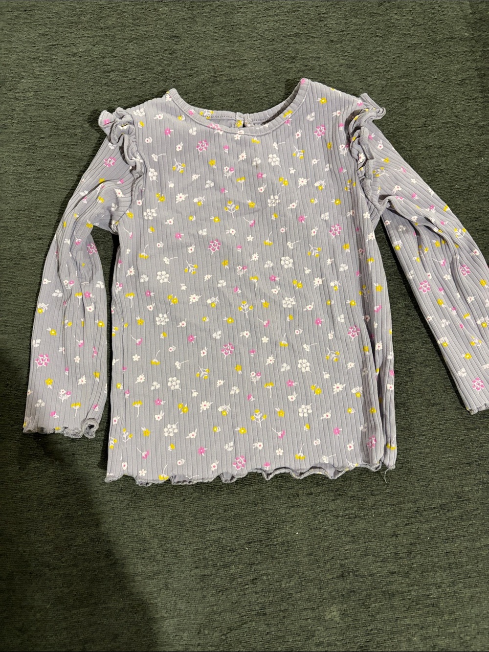 George Lavender Ribbed Floral Set - Picture 2 of 4